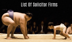 List of Solicitor Firms
