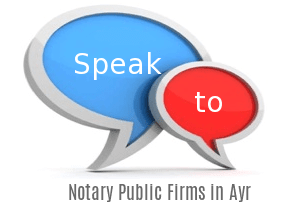 Speak to Local Notary Public Firms in Ayr