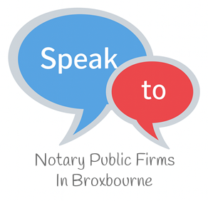 Speak to Local Notary Public Firms in Broxbourne